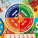 Развивающая игрушка. Обучающая доска - календарь Р502 7322161 7322161