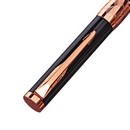 Ручка подарочная роллер в кожзам футляре Грант корпус черный/бронза   10562189 10562189   