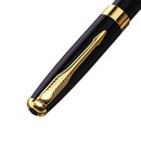 Ручка подарочная шариковая в кожзам футляре поворотная ПБ корпус черный/золото   10562197 10562197   