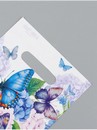 Подарочный пакет, полиэтиленовый, с вырубной ручкой, «Бабочки»,  20 х 30 см   10941742 10941742   