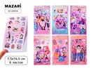 Альбом с наклейками K-POP, 6 листов, 7.5*14.5 см, ассорти 6 дизайнов, ОПП-упаковка M-20804