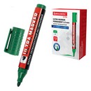 Маркер перманентный ULTRA MARKER, ЗЕЛЕНЫЙ, 3,5 мм, с клипом, BRAUBERG 152207