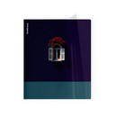 Тетрадь 48л. кл., с пластиковой обложкой на скобе ErichKrause CoverPrо® текстура апельсин, Окно в цветах 048055254-65788