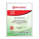 Рамка 30*40 см, пластик, багет 12 мм, BRAUBERG HIT2, белая, стекло, 391135 391135