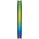 Ежедневник датированный 2027 "deVENTE. Gradient" A5 (145 ммx205 мм) 336 стр, белая бумага 70 г/м? в линейку с радужным срезом, печать в 2 краски, твердая обложка из искусственной кожи, шелкография, перфорация, закругленные уголки, 2 ляссе, в термоусадочной пленке, черный с салатово-синим 2232790