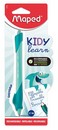 Ручка шариковая со стираемыми чернилами "KIDY LEARN SHARK" с ластиком, с тренажером для постановки письма,  с возможностью перезарядки картриджа, синяя,  средняя толщина линии - 0,7 мм, цвет корпуса бирюзовый, в блистере  229500