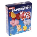 Набор для детского творчества "Барельефы "Домашние животные", LORI Н-022