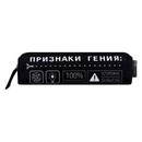 Пенал школьный "ФРАЗЫ С ХАРАКТЕРОМ" (без наполнения, 20х4х4.5 см, микрофибра на ПВХ-основе, молния, сублимационная печать, ПЭТ-пакет), Феникс + 72015