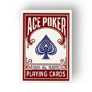 Карты игральные пластиковые "Ace Poker", 30 мкм, 8.8 х 6.3 см, красная рубашка   9915743 9915743    