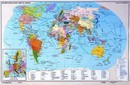 Мат настольный для письма 590*380 мм "Карта мира", ДПС 2129.М