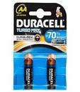 Батарейка DURACELL Turbo (Алкалиновые,пальчиковые) LR 6-2BL (2/40/120/10200) MN 1500