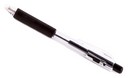 Ручка автоматич. черная 0,7мм, трехгранный прозрачный корпус с резиновым грипом, чернила на масляной основе, Pentel BK437-A
