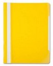 Скоросшиватель пластиковый 120/160 мкм., желтый, Бюрократ -PS20yel