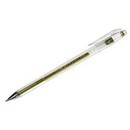Ручка гел. CROWN золотая, 0,7мм, Металлик (12/144/1152) HJR-500GSM