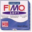 Пластика Fimo soft, блестящий синий брус 56гр. 8020-33