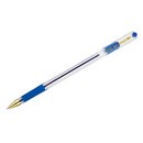 Ручка шар. MC GOLD, 0,5мм, чернила на масляной основе, с резиновым грипом. синяя, MunHwa (12/576) ВMC-02