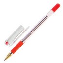 Ручка шар. MC GOLD, 0,5мм, чернила на масляной основе, с резиновым грипом. красная, MunHwa (12/576) ВMC-03