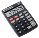 Калькулятор ErichKrause 8-разр. карманный черный 88*58мм с двойной системой питания PC-111 (40/80) 40111