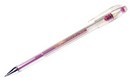 Ручка гел. CROWN розовая, 0,7мм, Металлик (12/144/1152) HJR-500GSM