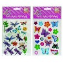 Наклейка Fancy "Бабочки-стрекозы", 11*15,5см, ассорти, 2 дизайна, Action FD060066