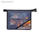 Папка для труда фА5, на молнии сверху, печать на углу, Citi Racing, Пчелка ПТР-3