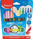 Фломастеры 12цв. Color Peps, треугольный корпус, в карт. коробке, Maped (12/96) 845020