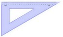 Треугольник 30*23см, прозр.тон., Стамм (40/160) ТК56