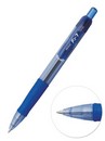 Ручка гел. автоматич. PENAC FX-7 Gel синяя 0,7мм прозрачный корпус с резиновым грипом ВA2001-03