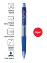 Ручка гел. автоматич. PENAC FX-7 Gel синяя 0,7мм прозрачный корпус с резиновым грипом ВA2001-03