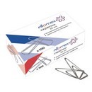 Скрепки металлические 28мм 100шт. Attomex оцинкованные треугольные в картонной коробочке  4135305