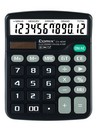 Калькулятор Comix 12-разр. настольный черный 147*119*37мм., с двойной системой питания CS-1832