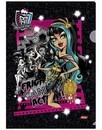 Папка-уголок пластиковая 0.18мм, Хатбер Школа Монстров (Monster High) AG4_12314