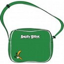 Сумка подростковая Angry Birds,к/з. зеленый матовый с зеленой птицей,молния,наплечный ремень,большой внешний карман,26,5*32,5*13,5см.Centrum 84814