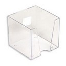 Пластиковый бокс 90*90*90 для бумажного блока, Attomex, прозрачный 4105403