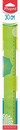 Линейка 30см., пластиковая полупрозрачная GEOCUSTOM в блистере,  MAPED  254530