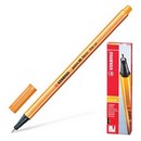 Ручка капил. Stabilo point-88 ОРАНЖЕВЫЙ НЕОН 0,4мм - популярная ручка для офиса (10) 88/054