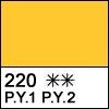 Краска масляная "Сонет", 46 мл, желтая средняя. ЗХК 2604220