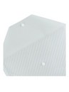 Папка-конверт пластиковая 0.17мм, на кнопке фА4, прозрачная, Comix (10/480) C330 WH